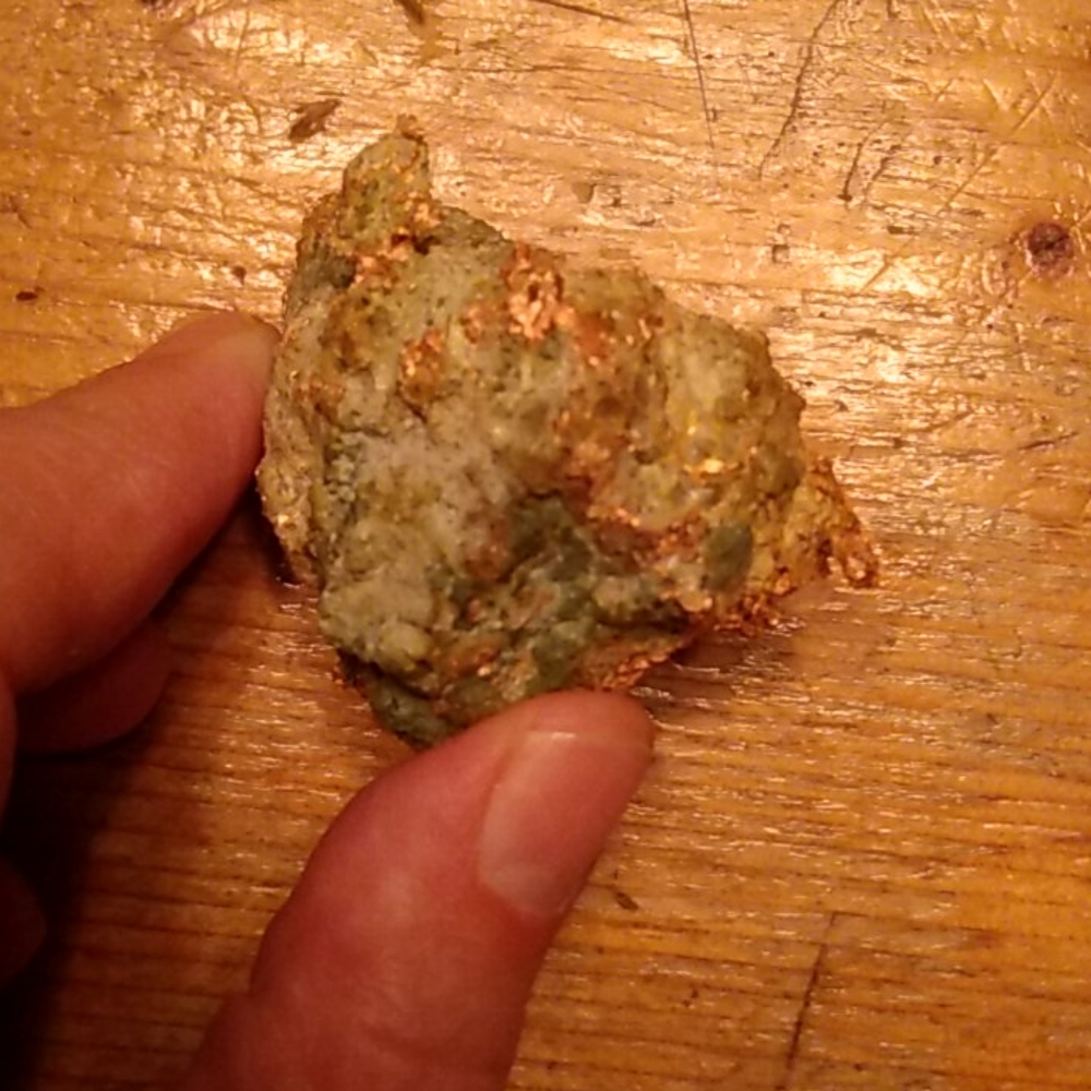 💯 natural copper nugget